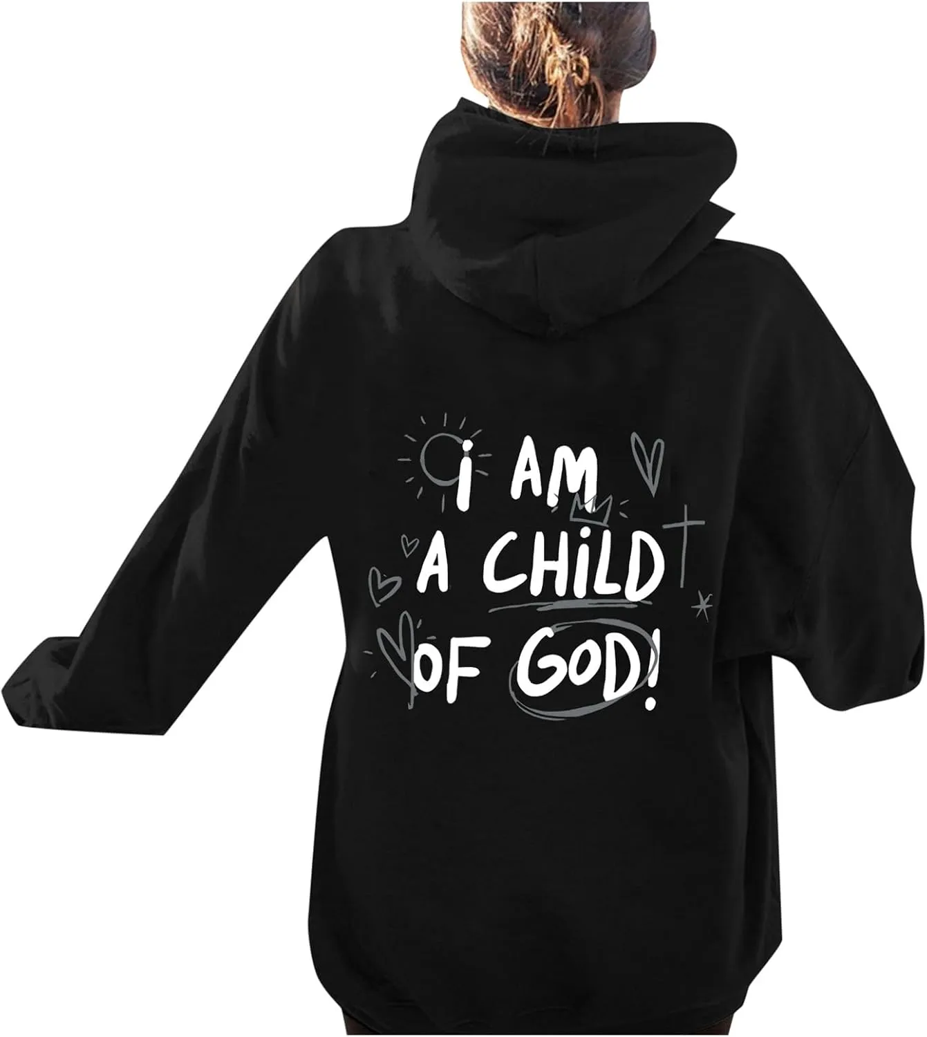 Meet Me At The Ocean Hoodies For Women Long Sleeve Hooded Sweatshirts With Pocket Drawstring Pullover Top Fall, Large