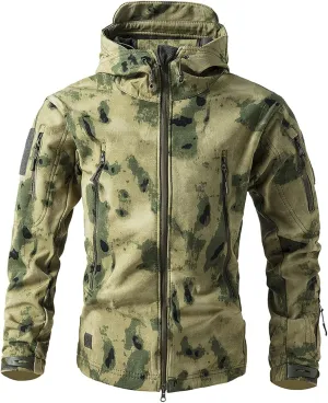 Men's Camo Hoodie & Tactical Jackets for Hunting, Skiing, and Winter - Warm & Stylish Outdoor Gear