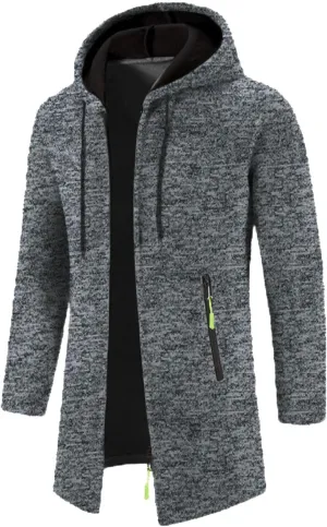 Mens Cardigan, Full Zip Mens Sweaters Cardigan Knitted Long Sleeve Warm Sweater Men's Workout Dress Jacket