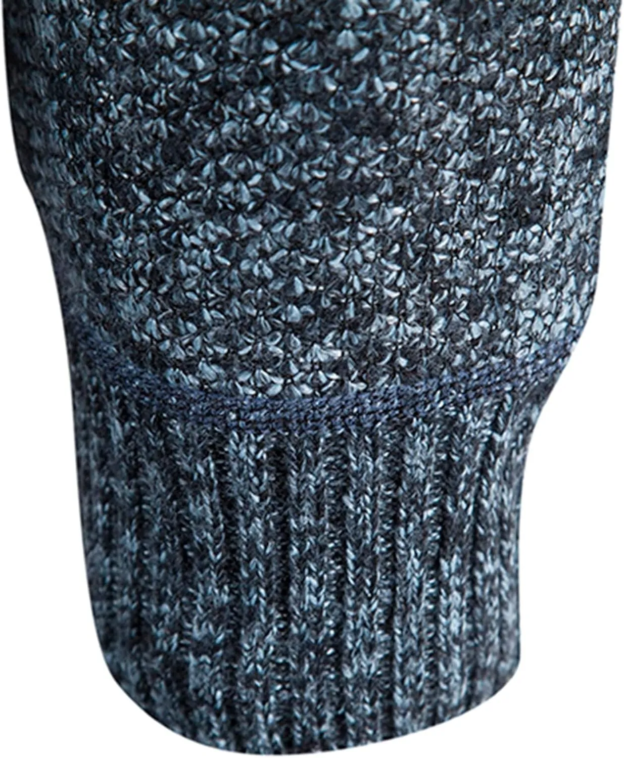 Mens Cardigan, Men's Sweaters Full Zip Slim Thick Knitted Cardigan Sweaters Patchwork Jackets with Pockets