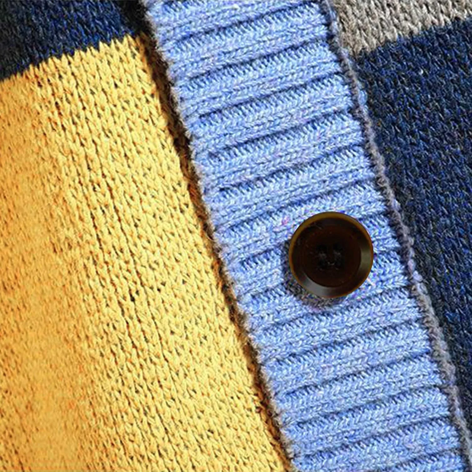 Mens Cardigan Sweaters, Button Down Long Sleeve Knitted Slim Fit Sweaters Fall Winter Soft Athletic Sportswear
