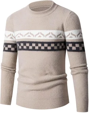 Men's Casual Slim Fit Sweaters V Neck Soft Lightweight Long Sleeve Fashion Pullover Top