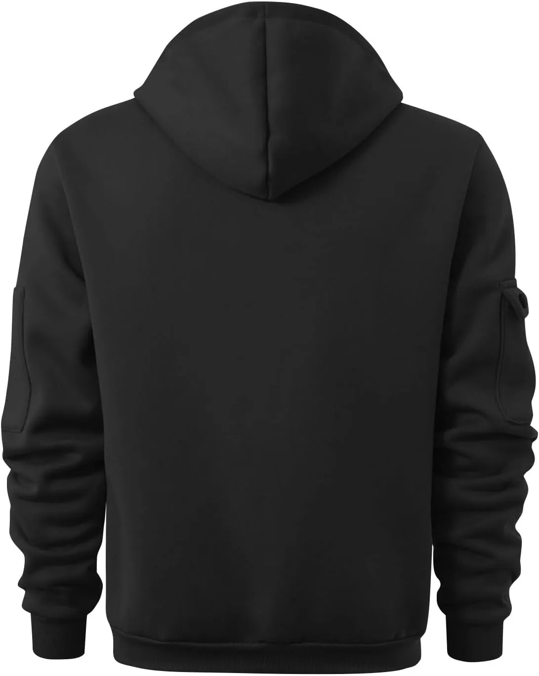 Mens Hoodies Quarter Zip Long Sleeve Tactical Sweatshirt Workout Pullover Shirt Loose Hooded Sweatshirt with Pockets
