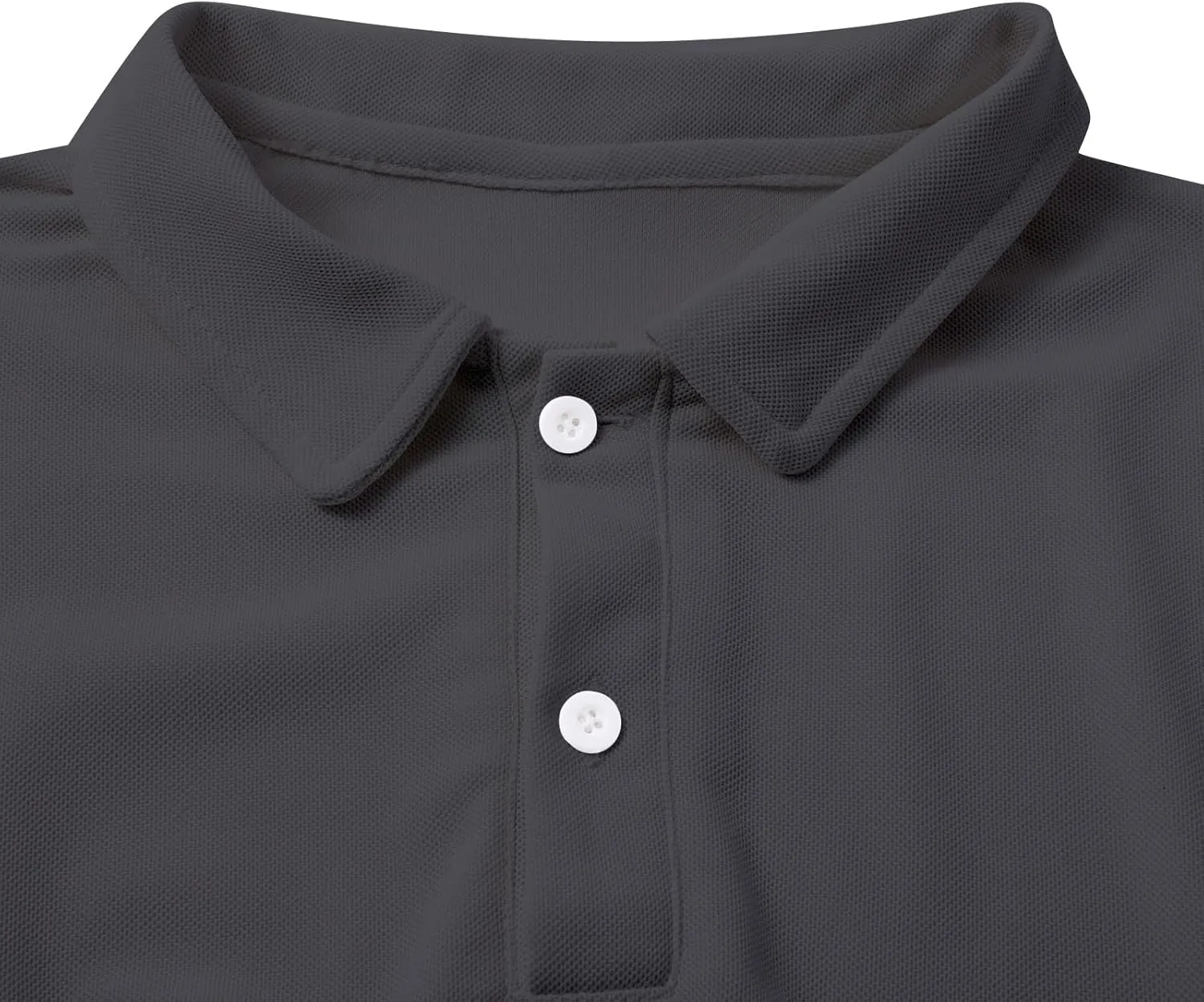 Men's Polo Shirts Classic Fit Short Sleeve Golf Tennis Shirt Fashion Casual Solid Stretch V Neck Collared Work Tops