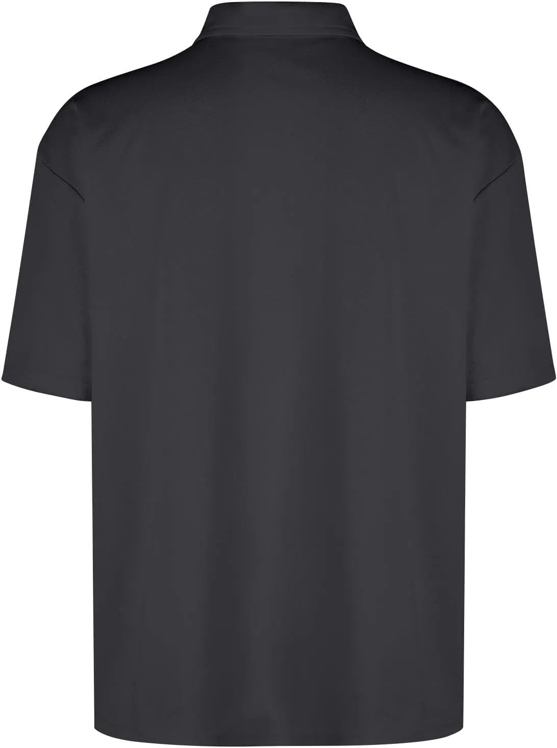 Men's Polo Shirts Classic Fit Short Sleeve Golf Tennis Shirt Fashion Casual Solid Stretch V Neck Collared Work Tops
