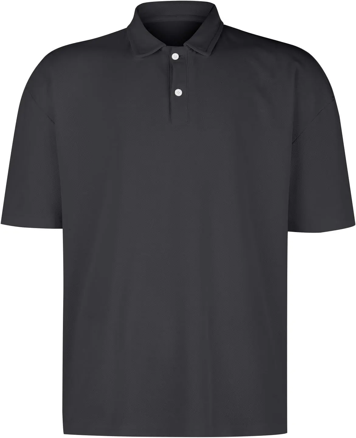 Men's Polo Shirts Classic Fit Short Sleeve Golf Tennis Shirt Fashion Casual Solid Stretch V Neck Collared Work Tops