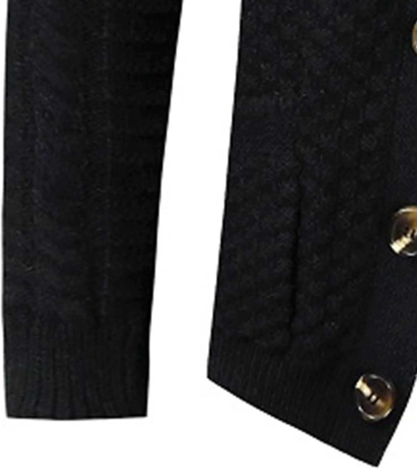 Mens Textured Sweater Casual Cardigans Thermal Button Down Cardigan V Neck Button Ribbed Knit Men Coat