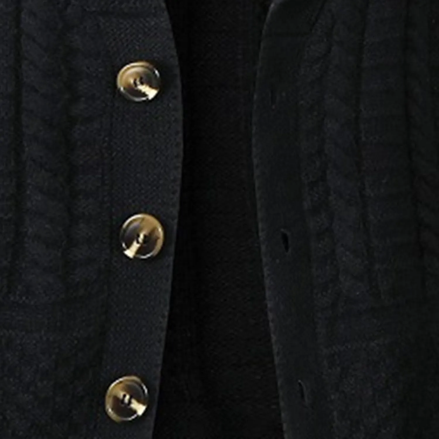 Mens Textured Sweater Casual Cardigans Thermal Button Down Cardigan V Neck Button Ribbed Knit Men Coat