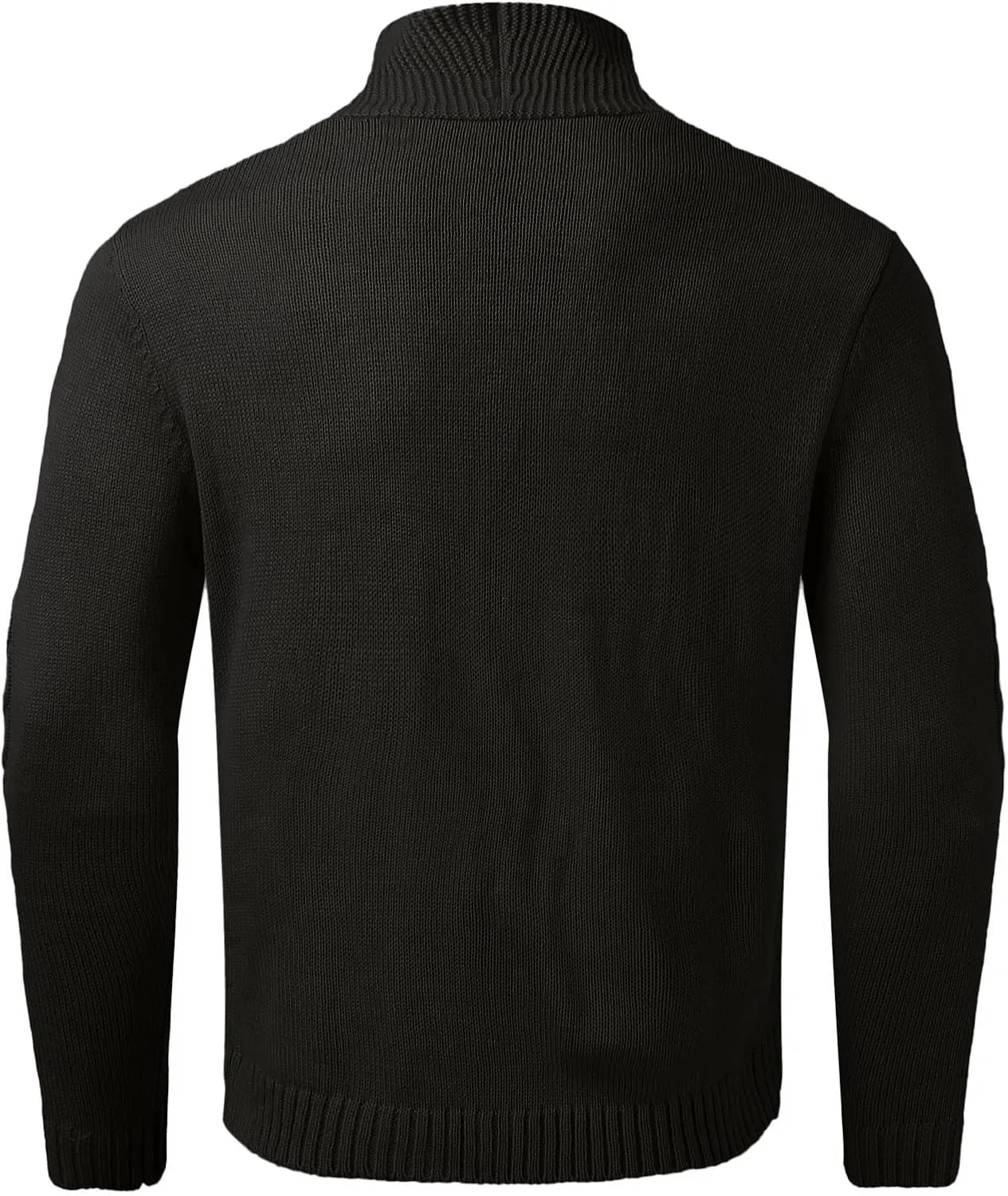 Men's V Neck Sweater Long Sleeve Shawl Collar Pullover Knitted Button Down Tops Solid Color Knitwear Oversize Sweater