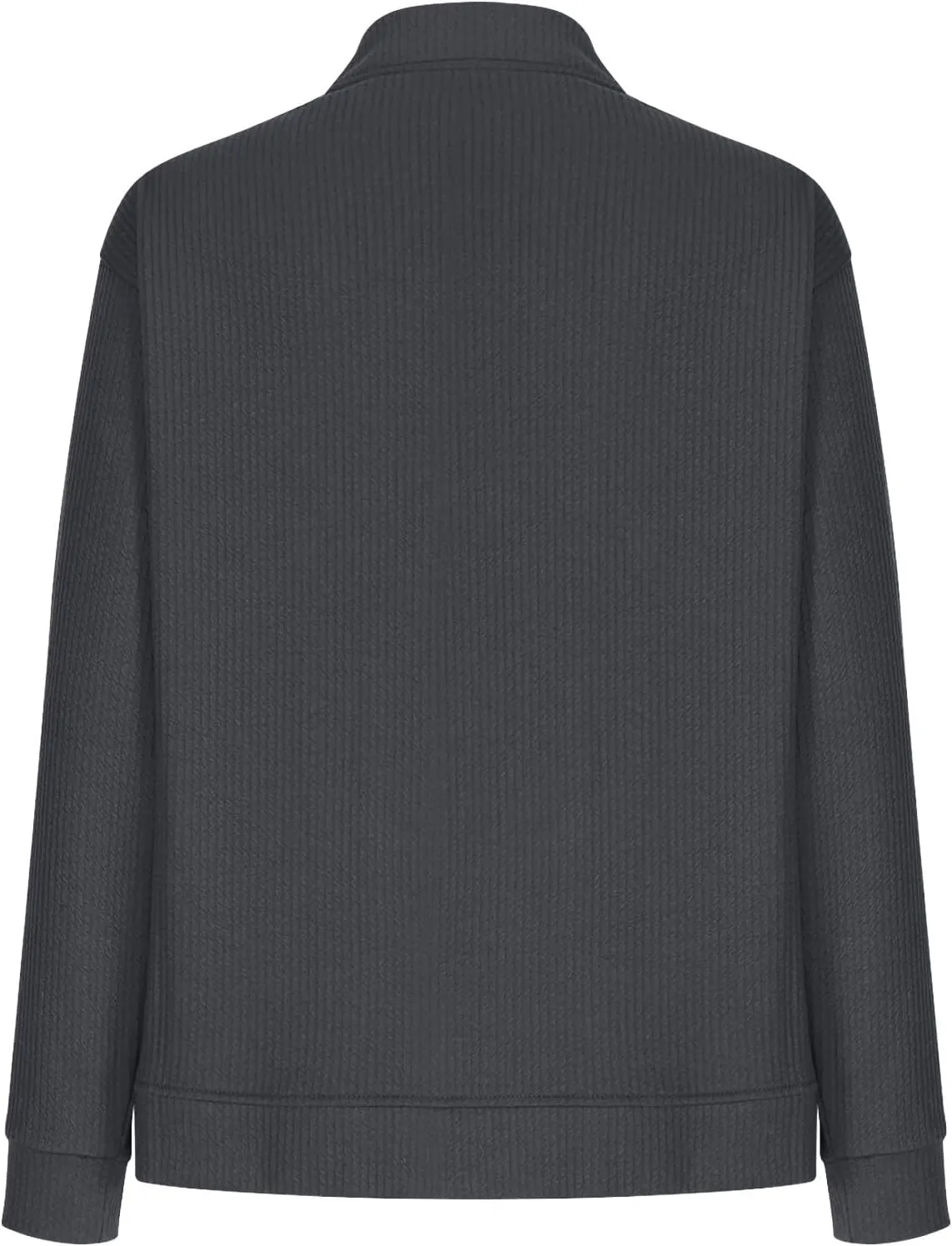 Men's Zip Up Cardigan Sweater Fashion Slim Plain V Neck Knitwear Jacket Fall Warm Long Sleeve Casual Coat with Pockets 2024