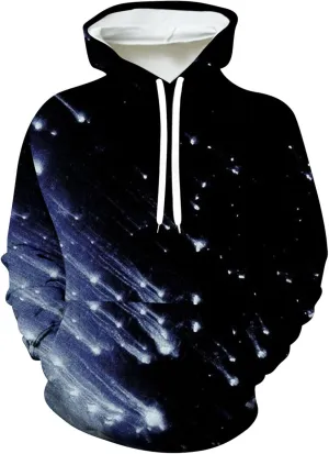 Muscularfit Hoodies for Men Graphic Funny Tie Dye Print Pullover Casual Stylish Long Sleeve Hooded Sweatshirts Loose Shirts