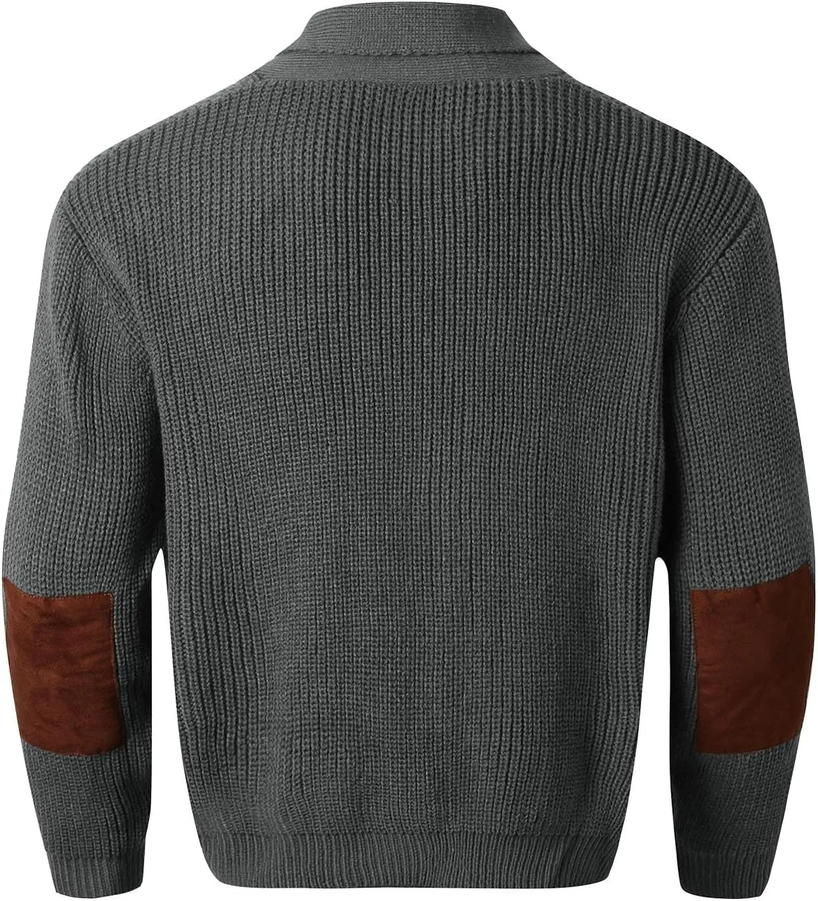 Oversized Cardigan Sweaters for Men Cable Knit Button Down Knitted Sweater Solid Slim Fit Winter Outwear with Pockets