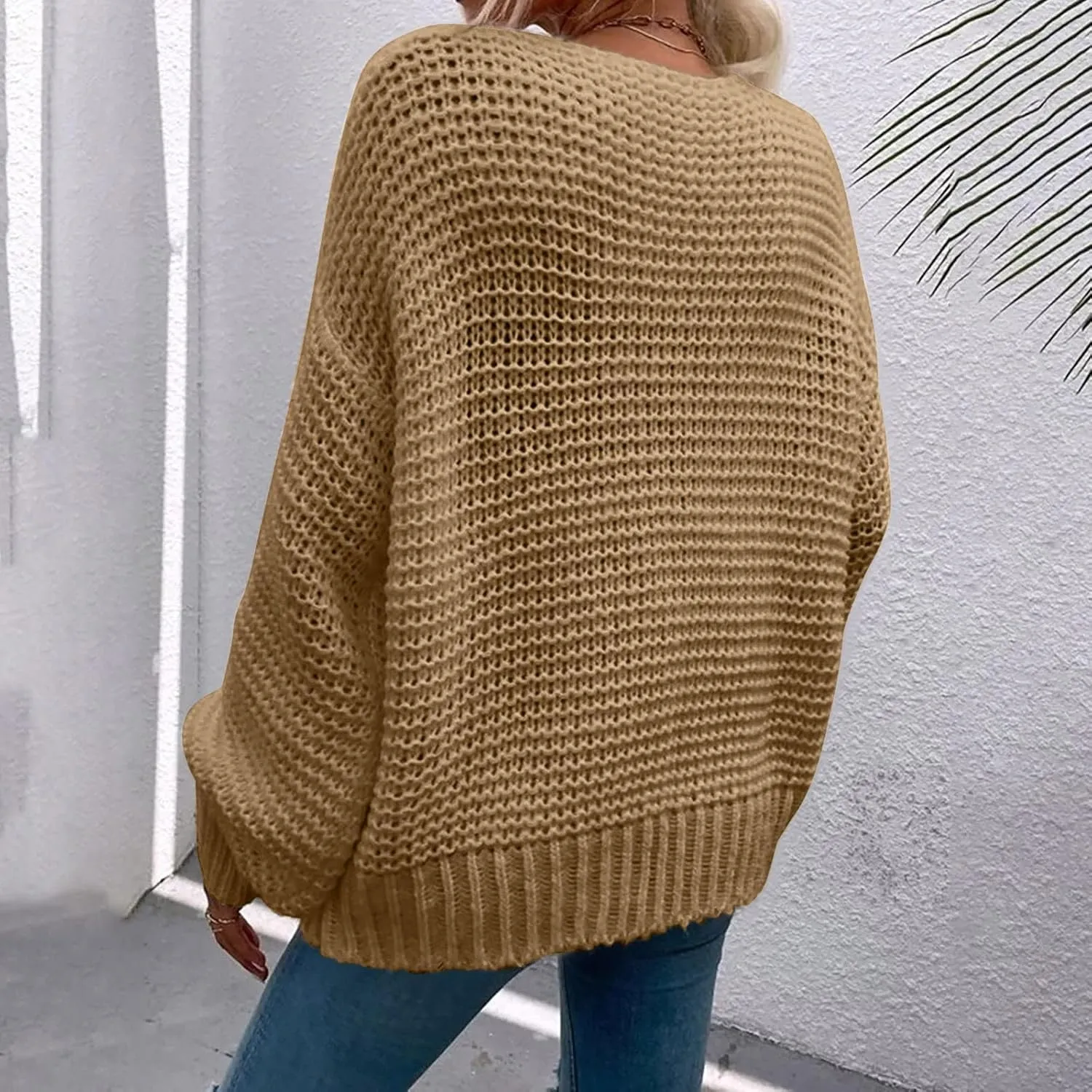 Oversized Chunky Cardigans for Women Trendy Cable Knit Open Fornt Sweaters Casual Loose Long Sleeve Cardigan Sweaters