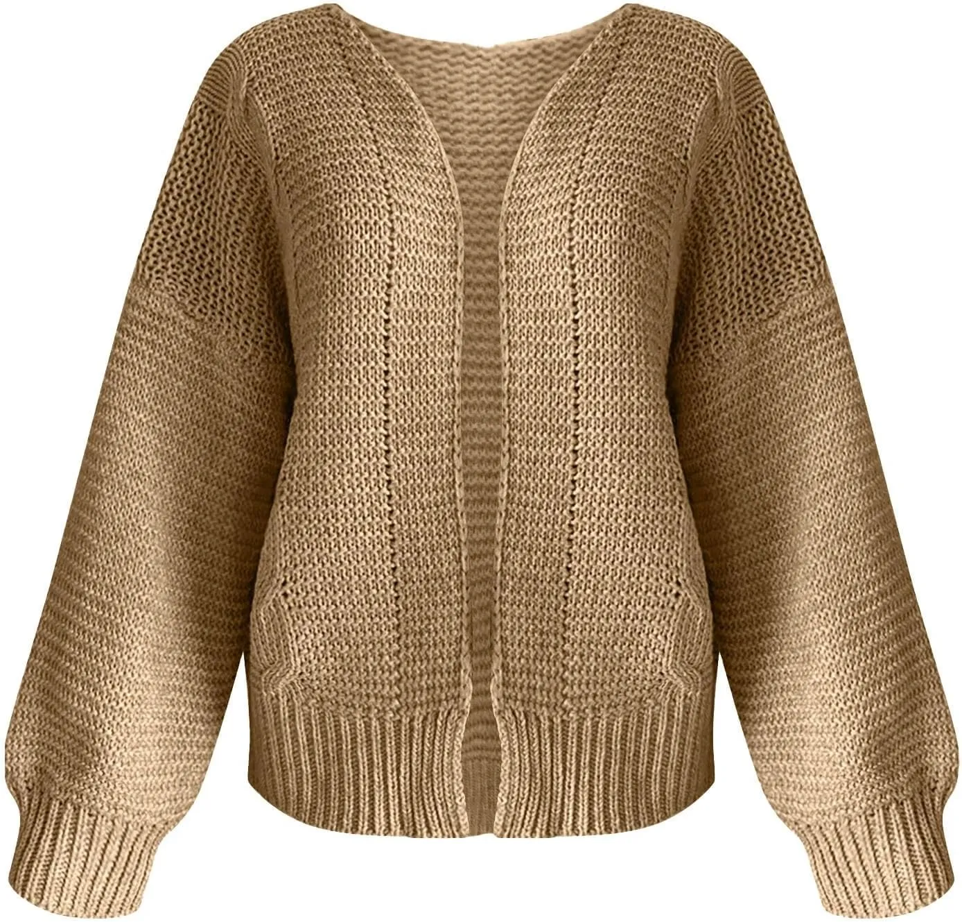 Oversized Chunky Cardigans for Women Trendy Cable Knit Open Fornt Sweaters Casual Loose Long Sleeve Cardigan Sweaters