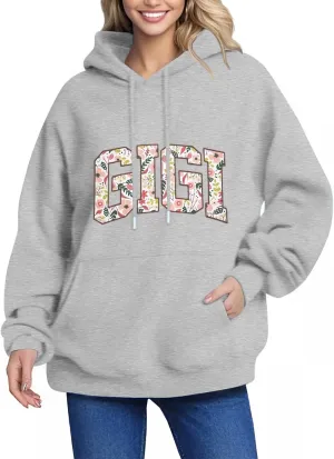 Oversized Hoodies for Women Y2K Cute Graphic Hoodies Long Sleeve Plus Size Loose Sweatshirts with Pocket