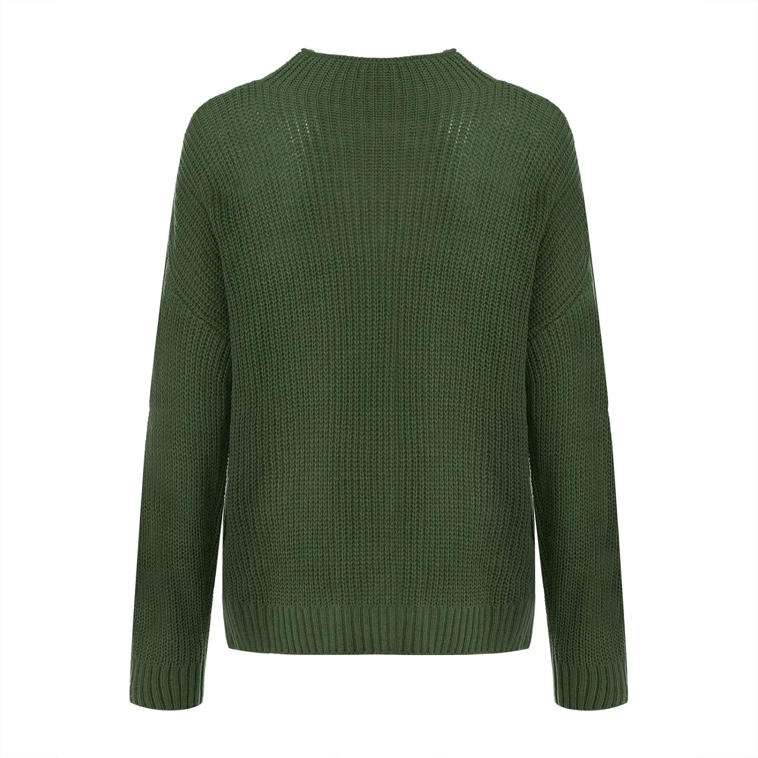 Oversized Sweater for Women Chic Turtleneck Knitted Sweater Slouchy Soft Long Sleeve Jumper Tops 2023 Fall Sweaters