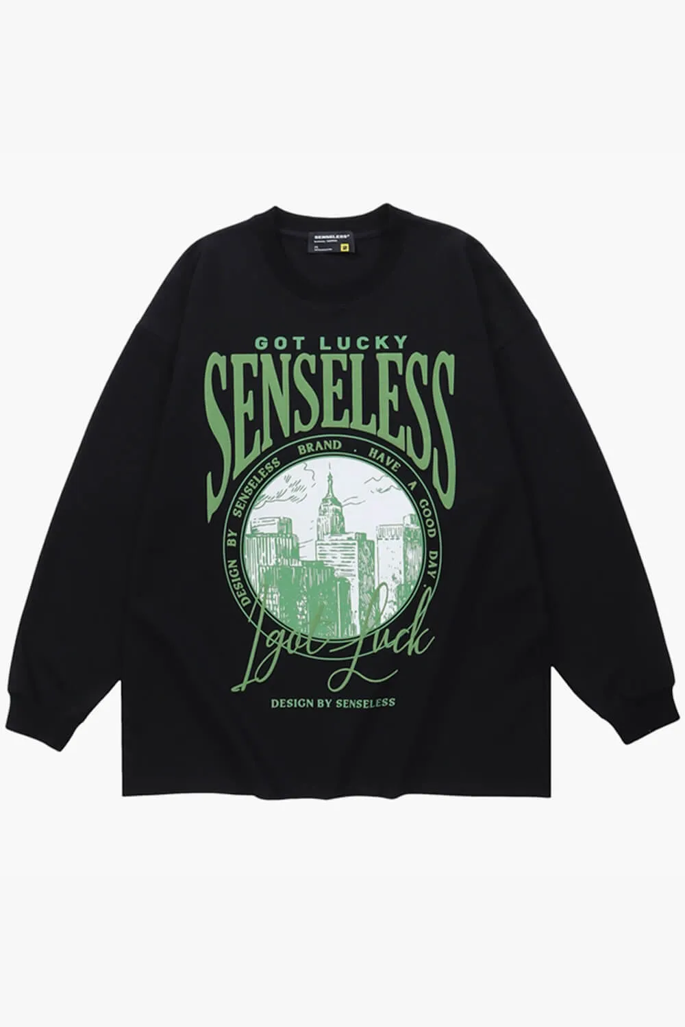 Post-Irony Aesthetic Sweatshirt Senseless Design
