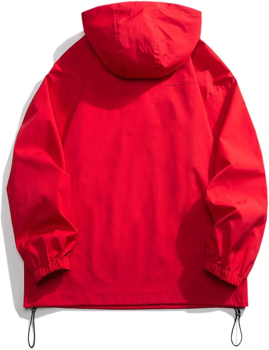 Rain Jacket Men Long Sleeve Outdoor Waterproof Coats Lightweight Windbreaker Jackets Casual Travel Hoodies With Pocket