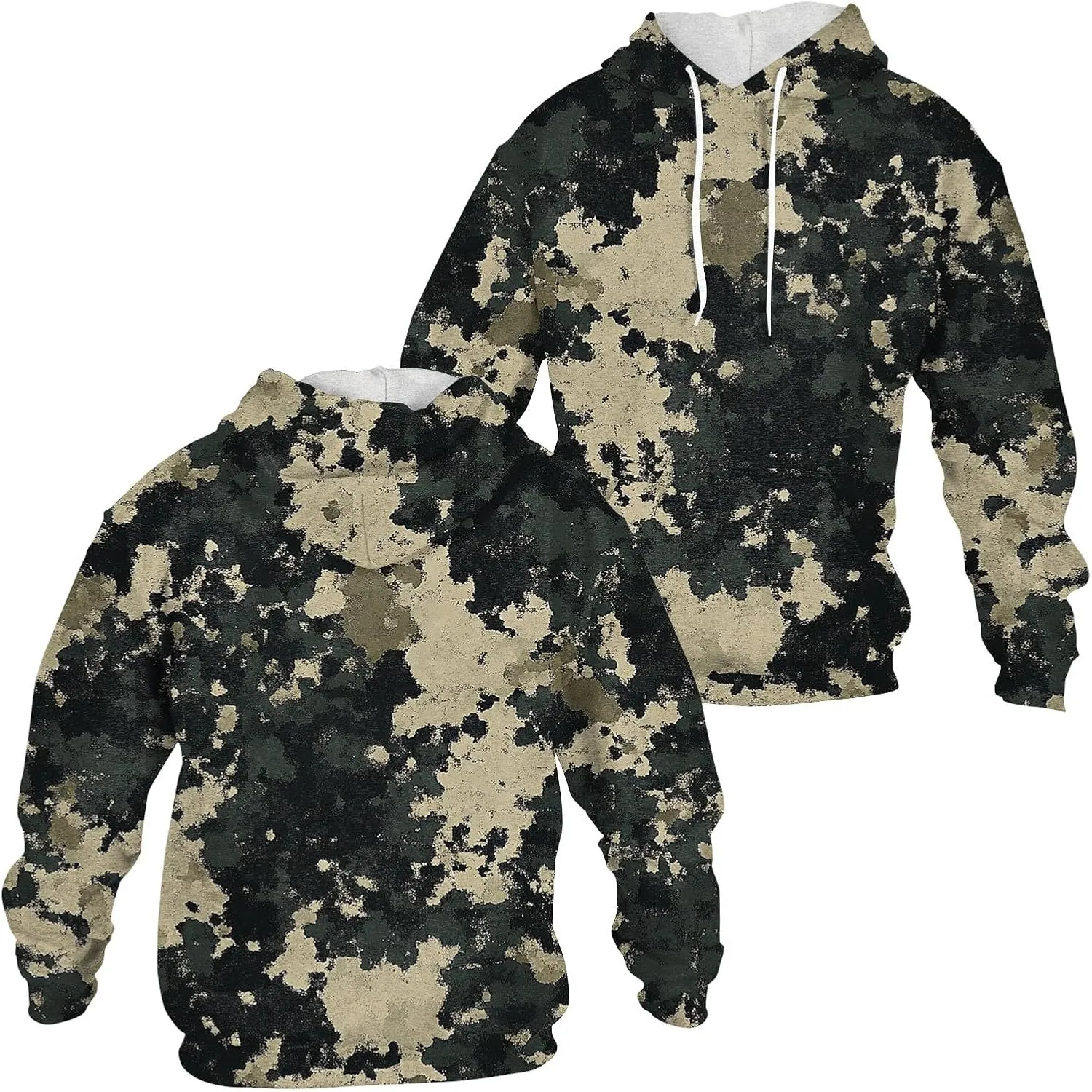 RTTUIOP Sweatshirts For Men Long Sleeve Hiking Fashion Hoody Men Half Zip Fit Cool Hoodie Hoodies Camo Shirt Men