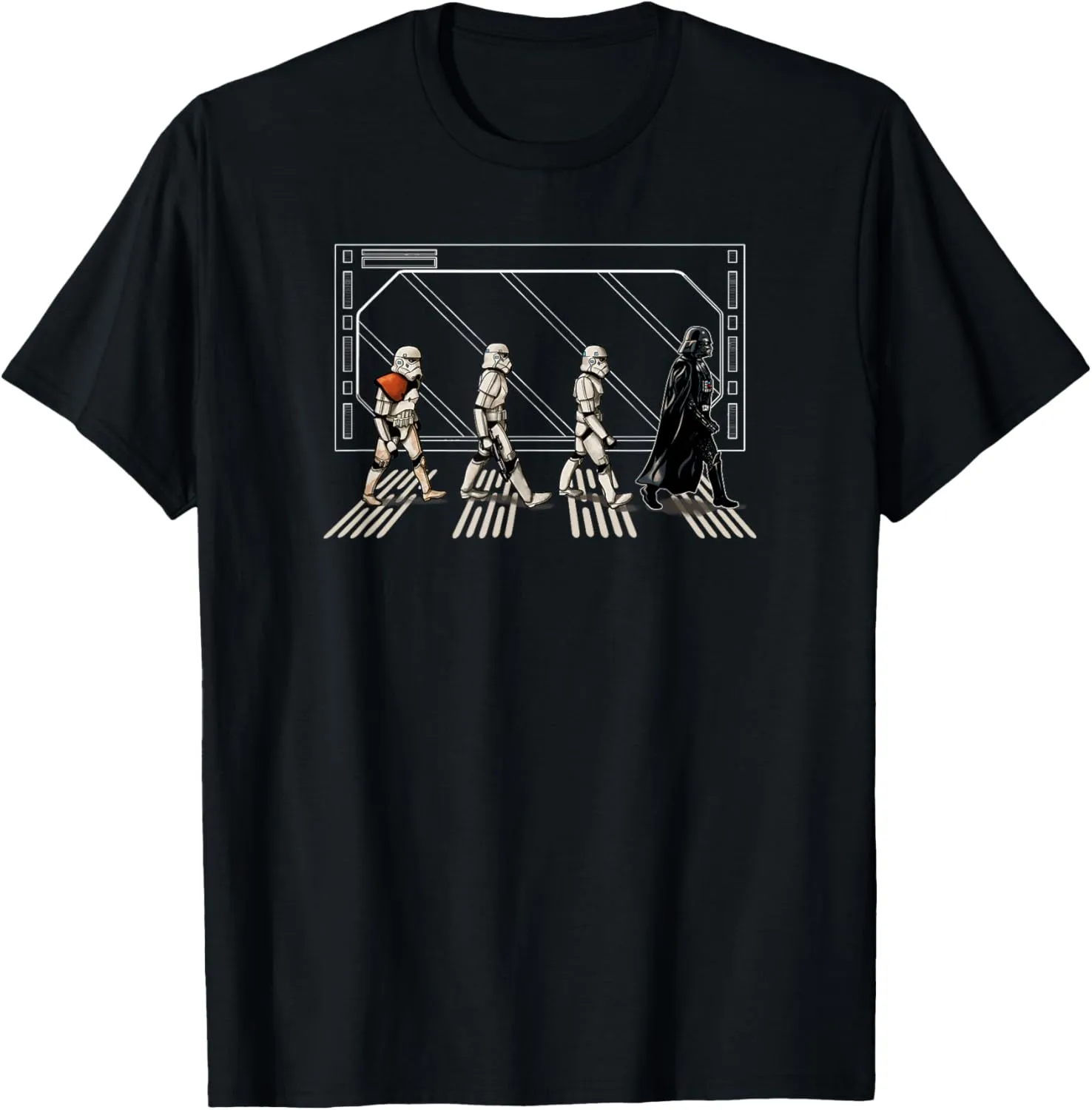 Star Wars Classic Darth Vader & Stormtroopers Abbey Road T-Shirt