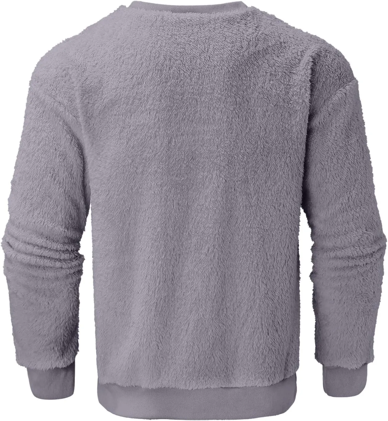 Sweaters for Men, Men's Crewneck Sweater Soft Casual Sweaters for Men Solid Color Classic Pullover Sweaters Sweatshirt