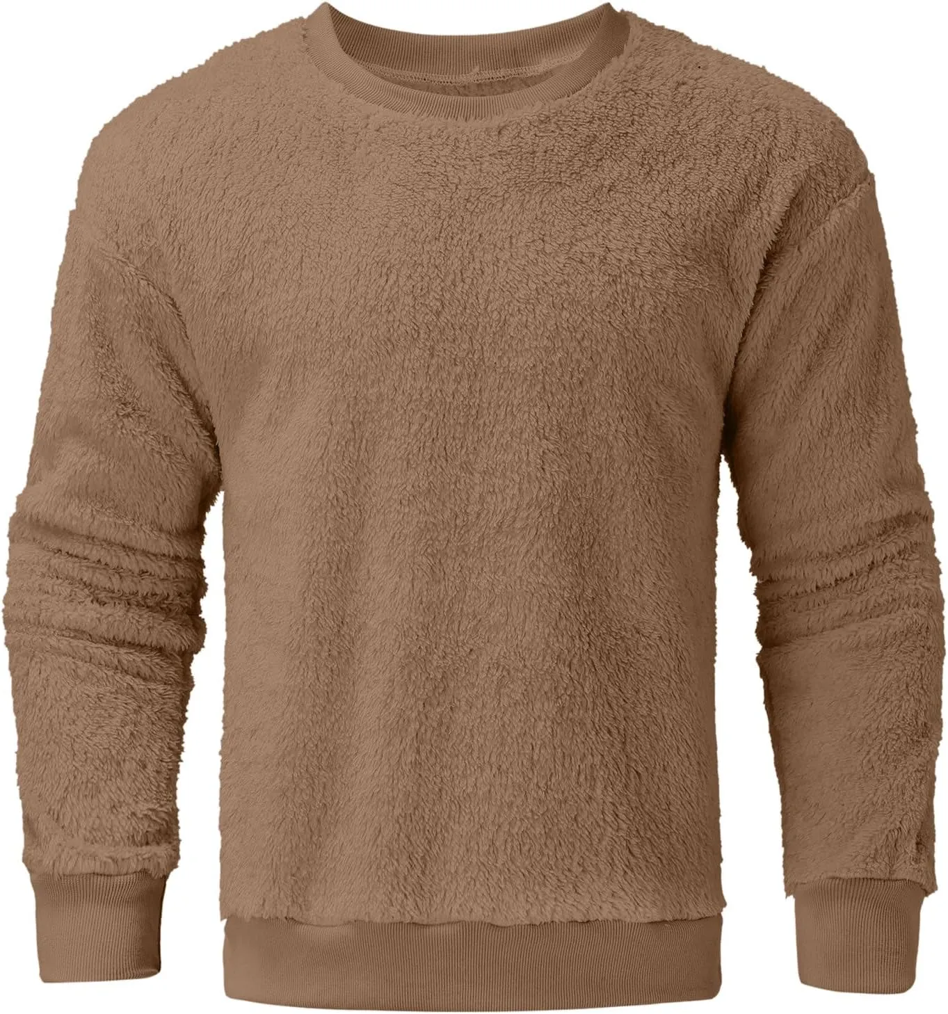 Sweaters for Men, Men's Crewneck Sweater Soft Casual Sweaters for Men Solid Color Classic Pullover Sweaters Sweatshirt