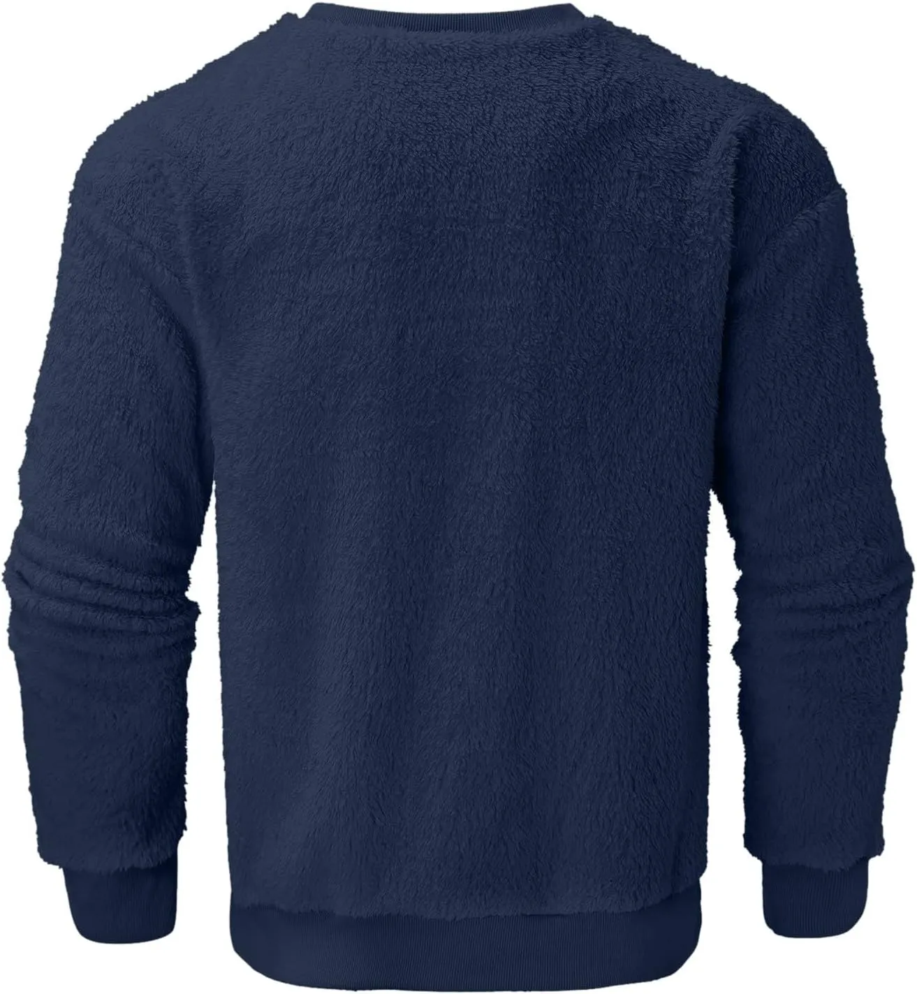 Sweaters for Men, Men's Crewneck Sweater Soft Casual Sweaters for Men Solid Color Classic Pullover Sweaters Sweatshirt