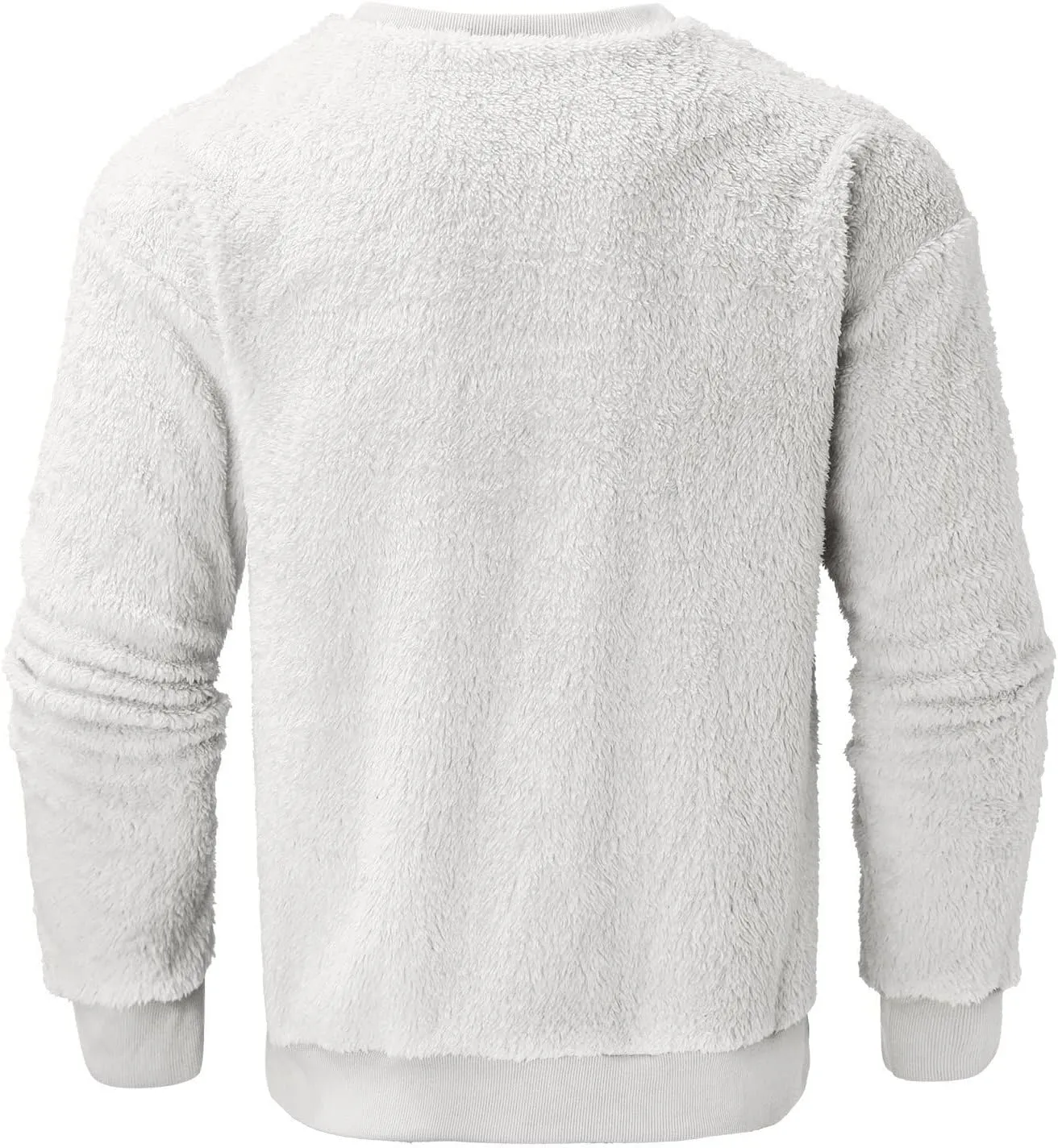Sweaters for Men, Men's Crewneck Sweater Soft Casual Sweaters for Men Solid Color Classic Pullover Sweaters Sweatshirt