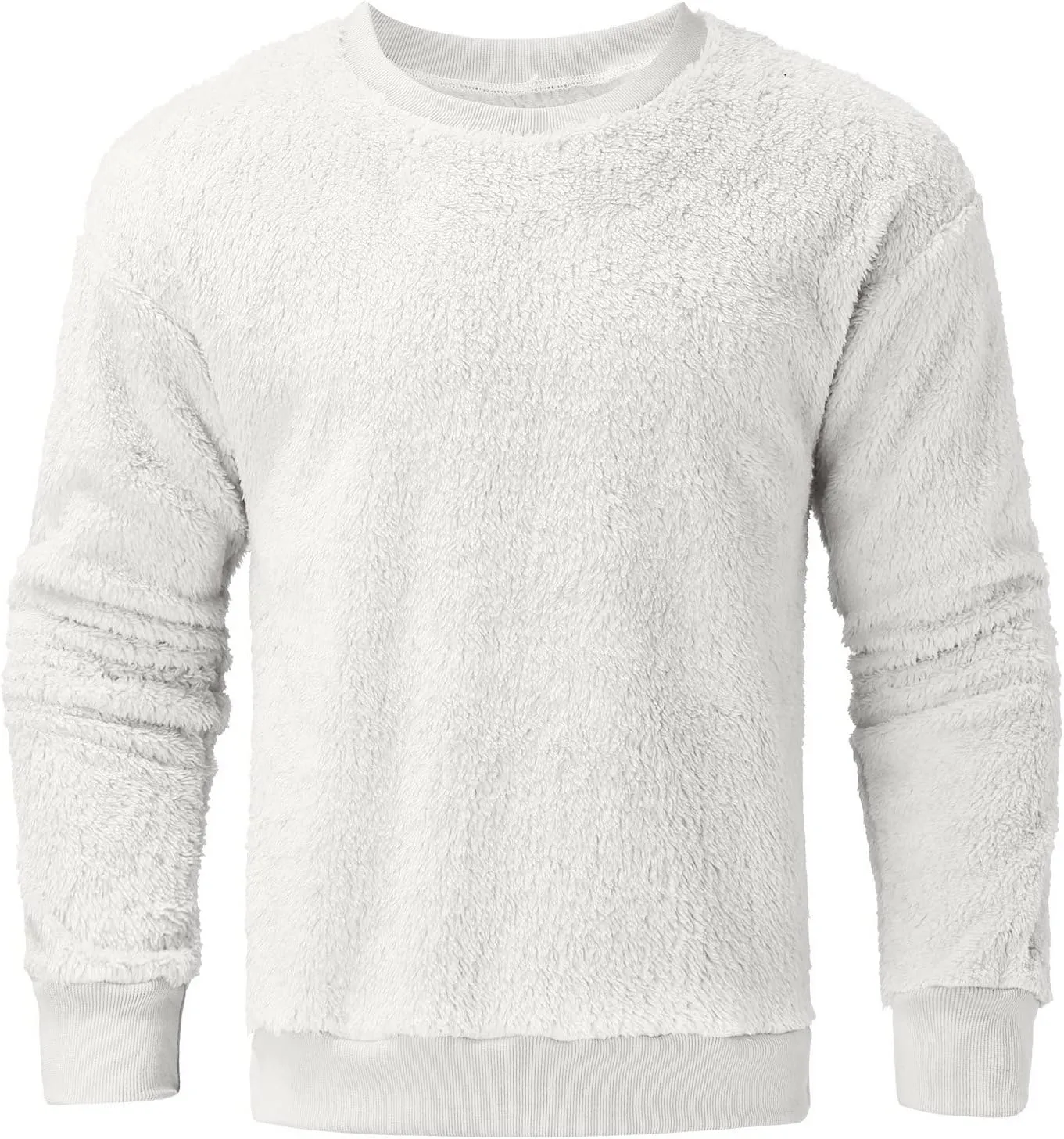 Sweaters for Men, Men's Crewneck Sweater Soft Casual Sweaters for Men Solid Color Classic Pullover Sweaters Sweatshirt