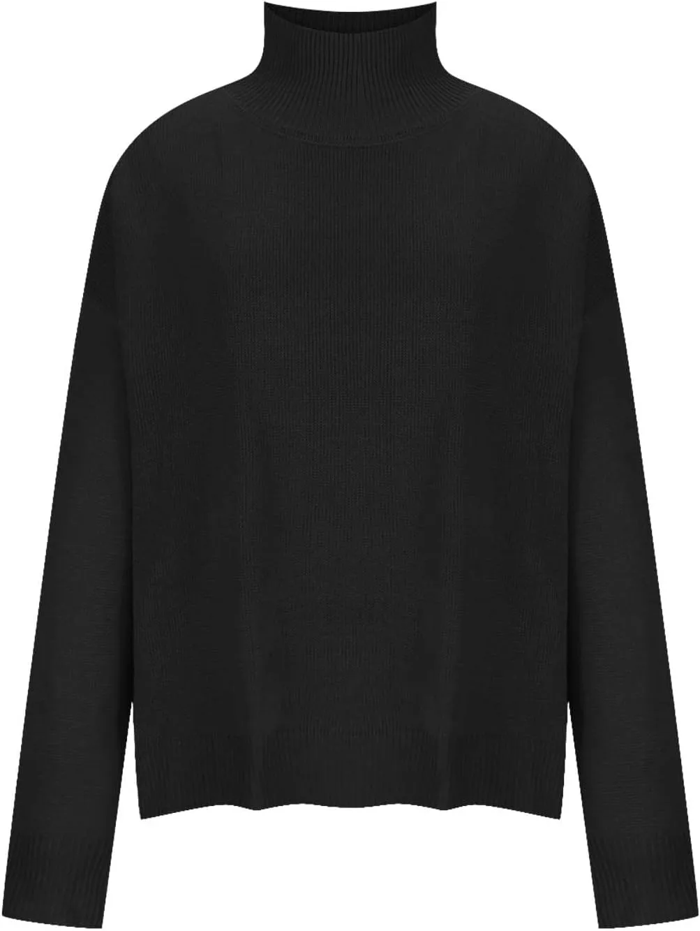 Turtleneck Sweaters for Women Soft Warm Ribbed Sweaters 2023 Fall Winter Oversized Long Sleeve Pullover Sweaters