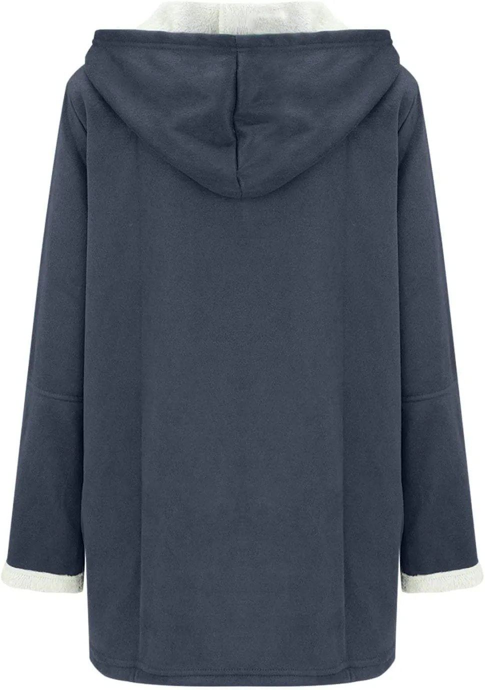 Winter Coats for Women 2024 Plus Size Warm Fleece Lined Jackets Button Down Sherpa Fur Hooded Parka Peacoat Outerwear