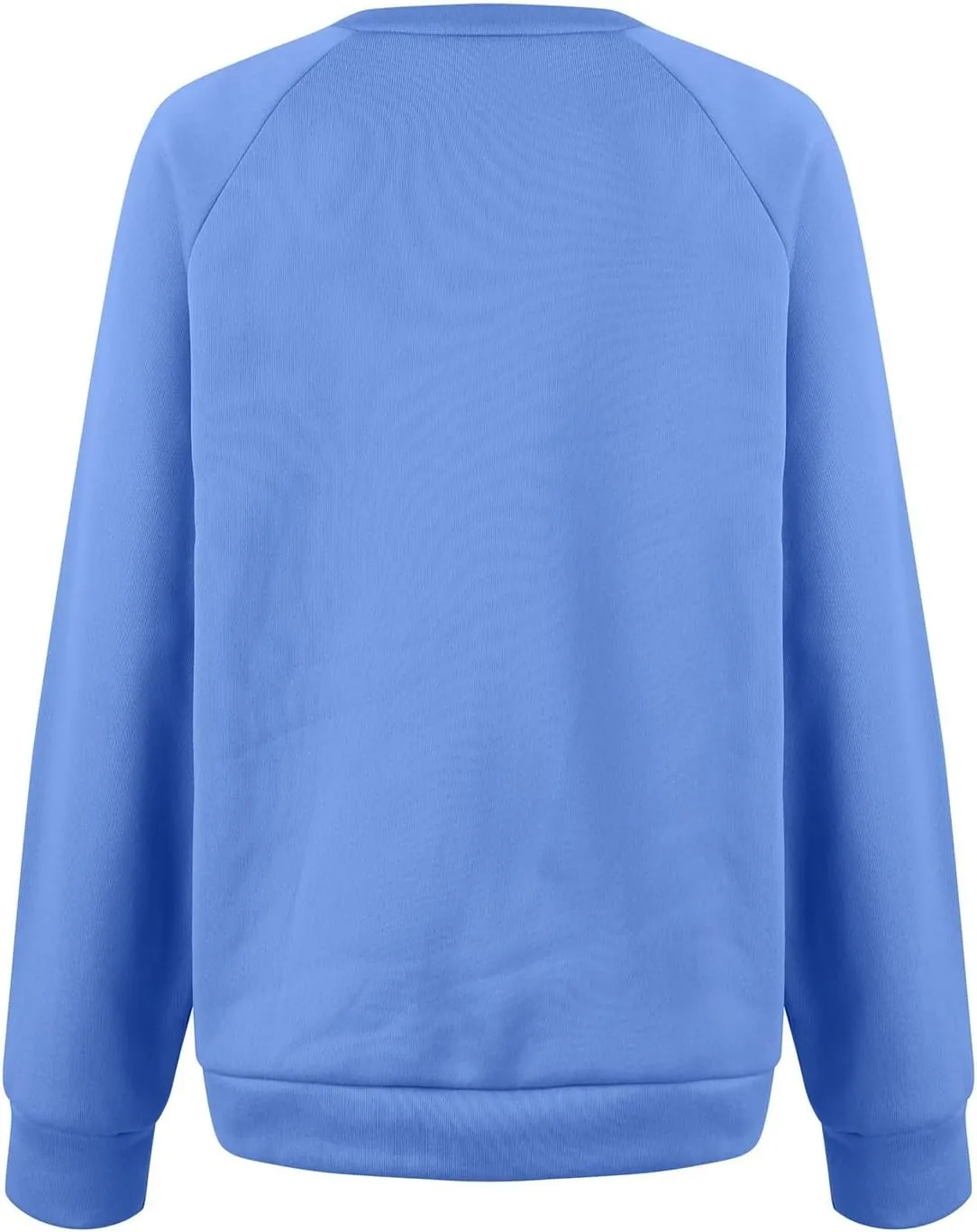 Women Crew Neck Sweatshirts Drop Shoulder Fleece Oversized Sweatshirt Long Sleeve Casual Loose Pullover Fall Sweater
