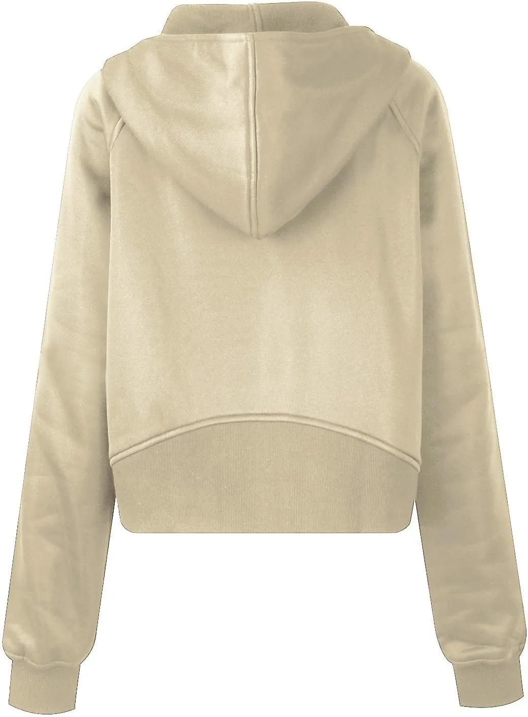Women Cropped Sweatshirt Y2k Zip Up Hoodies Fleece Fashion Jacket Casual Lightweight Collared Blouse Long Sleeve Tops