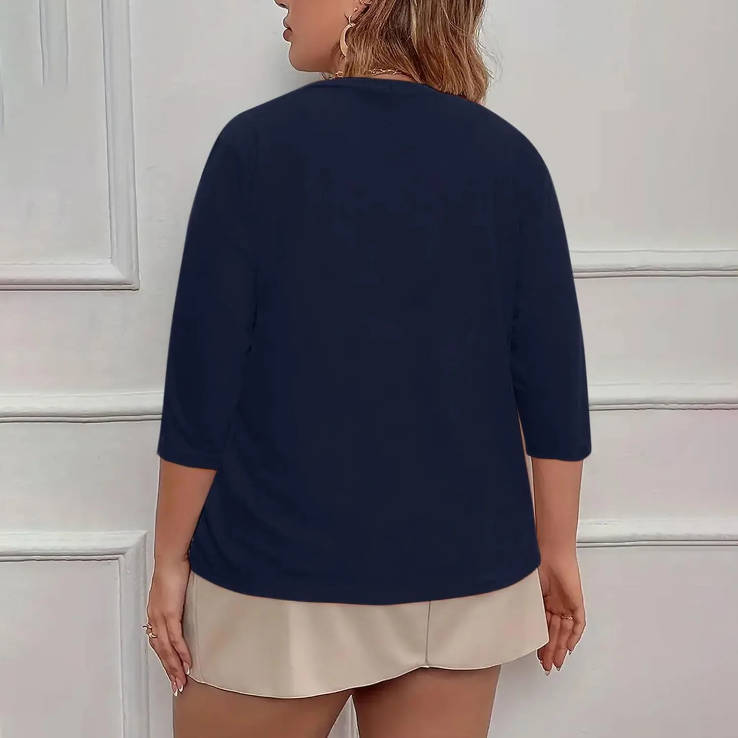 Women's 2024 Lightweight Short Sleeve V Neck Cardigans Sweaters Cropped Open Front Knit Crochet Bolero Shrugs Tops