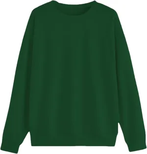 Women's Casual Crew Neck Oversized Sweatshirts Long Sleeve Solid Tunic Tops Fall Loose Fitting Cute Pullovers Shirts