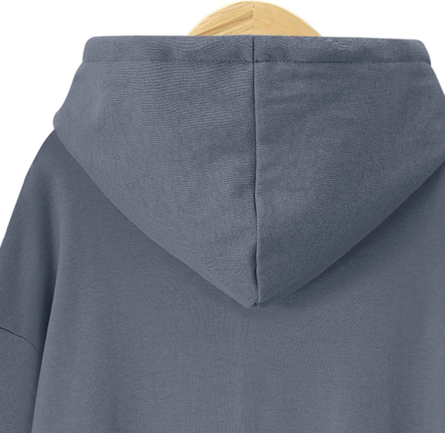 Women's Casual Pullover Sweatshirt Long Sleeve Split Hem Drawstring Hoodie Dress,Women Hoodies Dress Tunic Dress