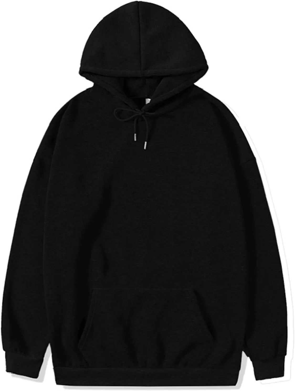 Women'S Classic Red Pullover Hoodie Sweatshirt With Adjustable Drawstrings And Front Pocket Casual