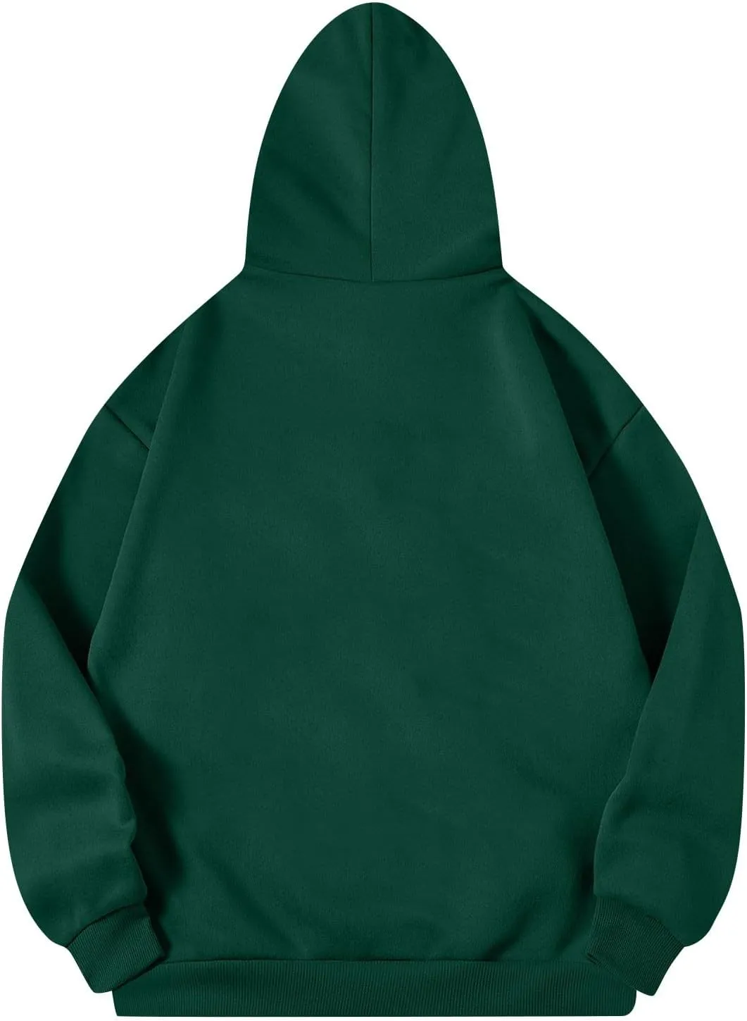 Women'S Classic Red Pullover Hoodie Sweatshirt With Adjustable Drawstrings And Front Pocket Casual