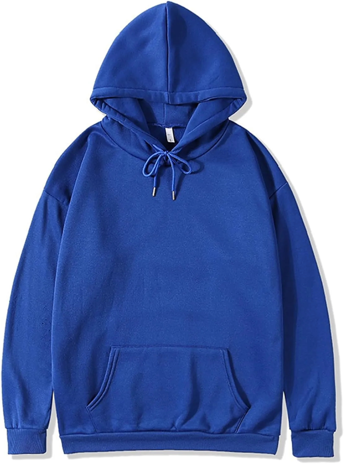 Women'S Classic Red Pullover Hoodie Sweatshirt With Adjustable Drawstrings And Front Pocket Casual