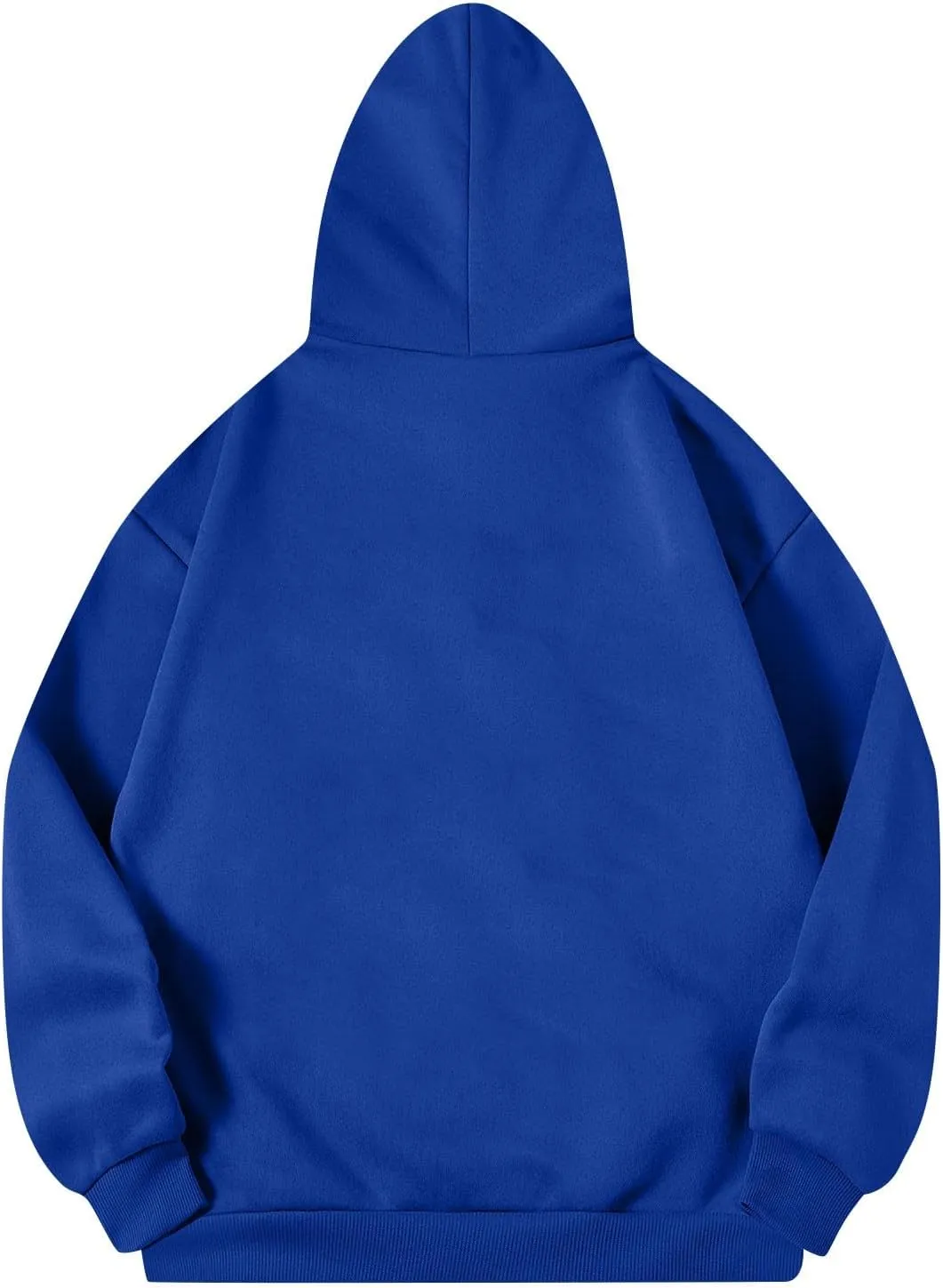Women'S Classic Red Pullover Hoodie Sweatshirt With Adjustable Drawstrings And Front Pocket Casual