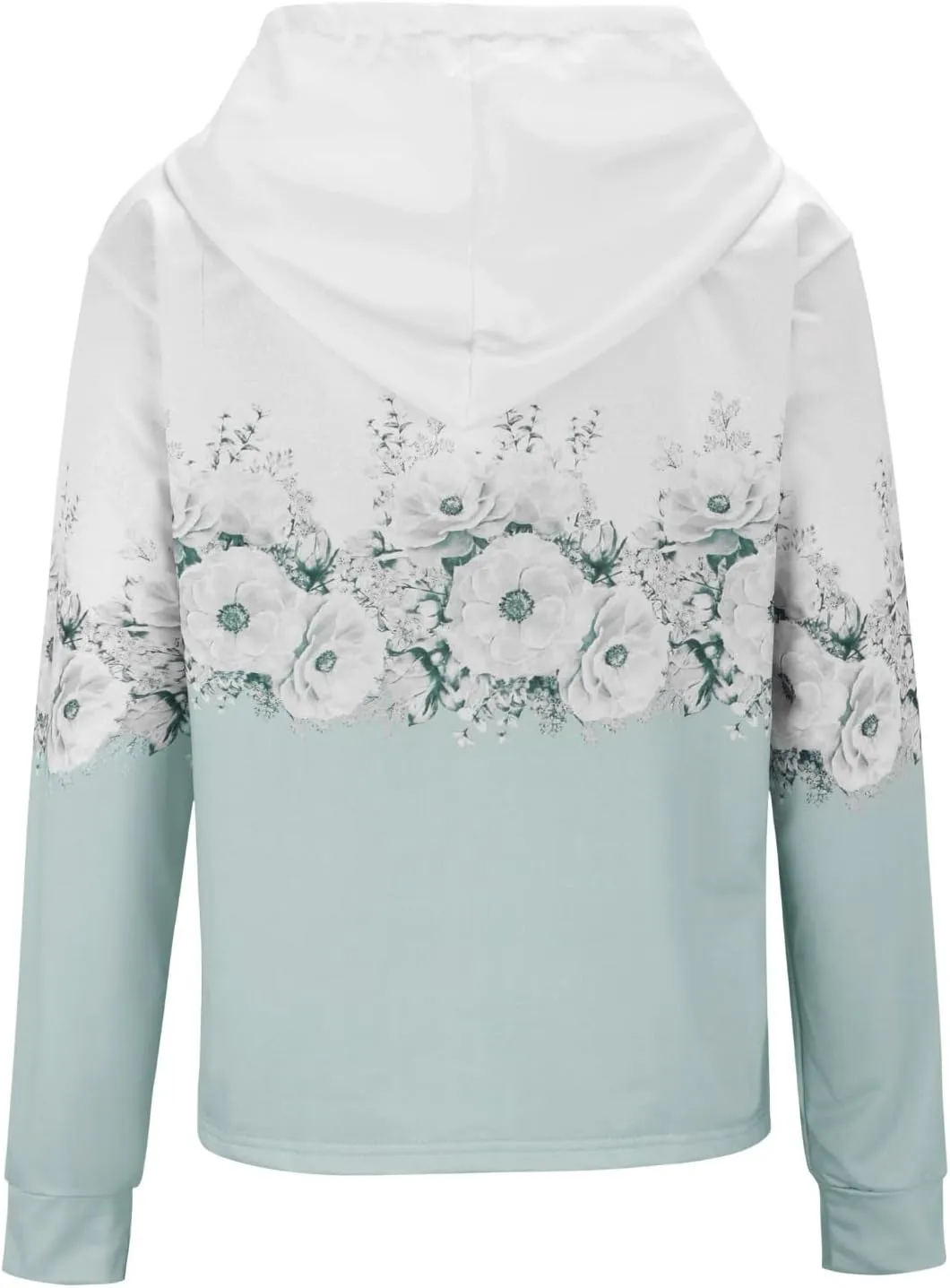Women's Drawstring Zip Up Cute Hoodies Womens Plus Size Hooded Sweatshirt Long Sleeve Sweatshirt Loose Sweatshirt