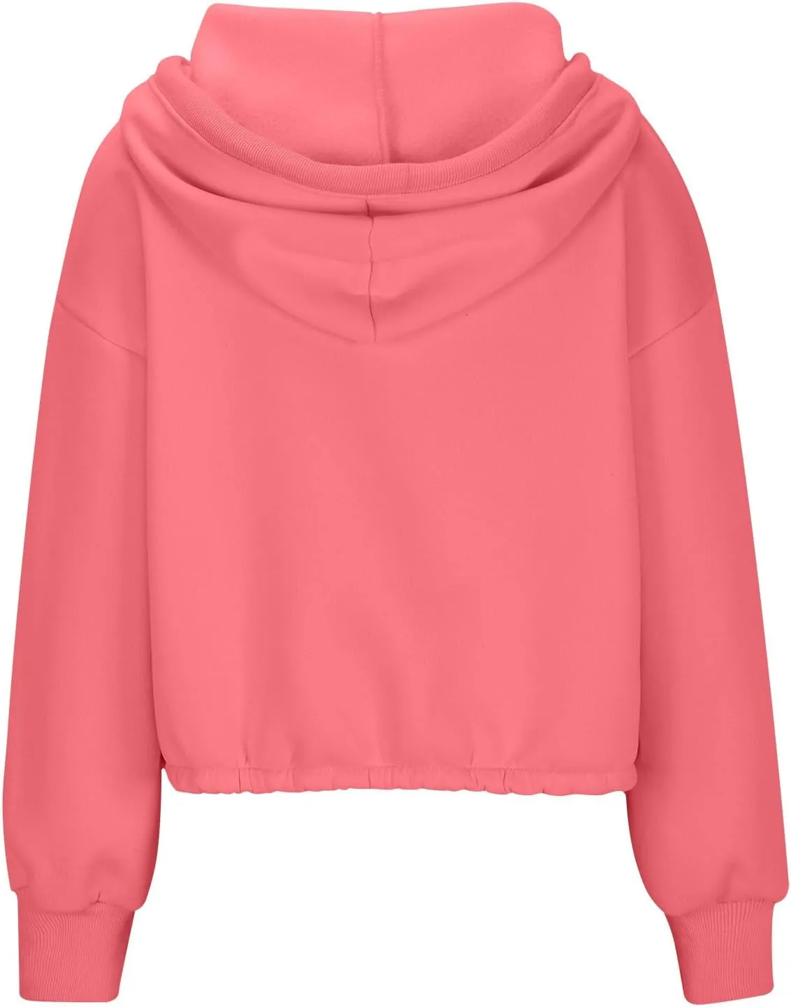 Womens Fall Fashion 2025 Half Zip Cropped Sweatshirt Long Sleeve Stand Collar Oversized Casual Y2k Pullover Top Shirt