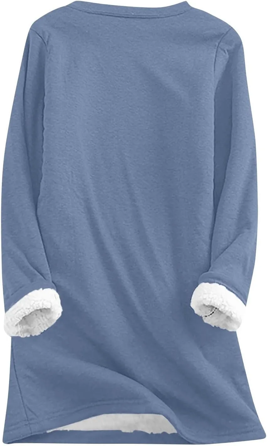 Womens Fleece Pullover Sweatshirt Yes,I'm Still Cold-Me 24:7 Print Fleece Sweatshirt Warm Sweater Winter Clothes 2024