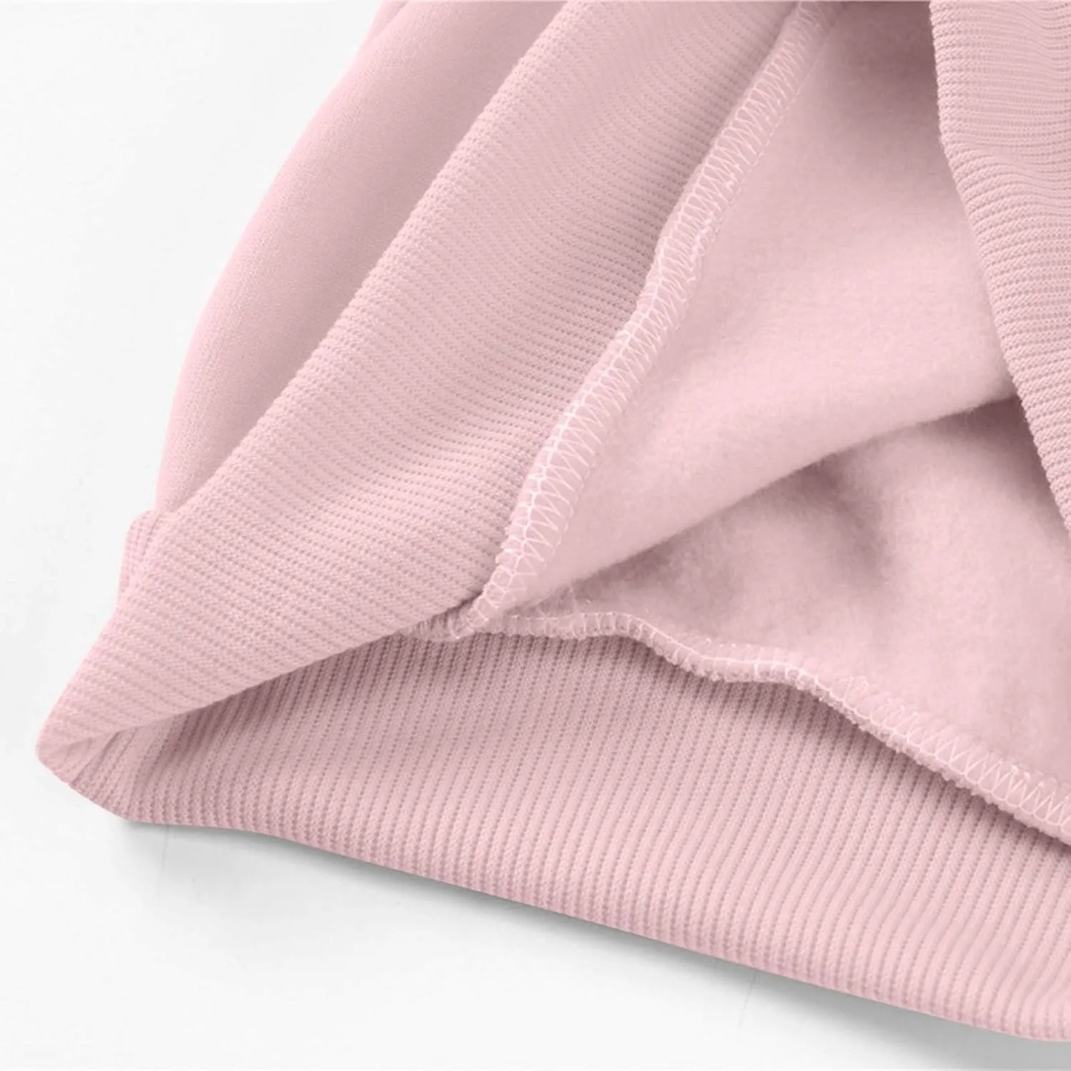 Womens Fleece Sweatshirts Long Sleeve Casual Pullover Tops Comfortable Loose 2024 Fall FashionSweatshirt