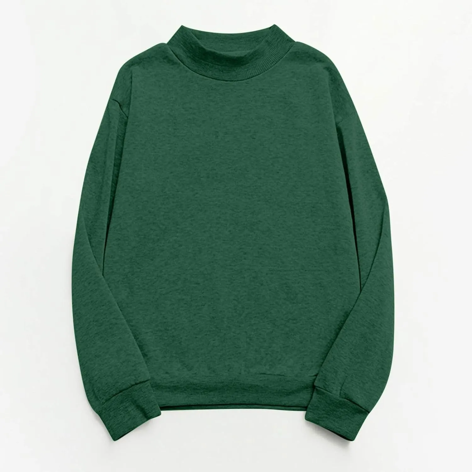 Womens Fleece Sweatshirts Long Sleeve Casual Pullover Tops Comfortable Loose 2024 Fall FashionSweatshirt