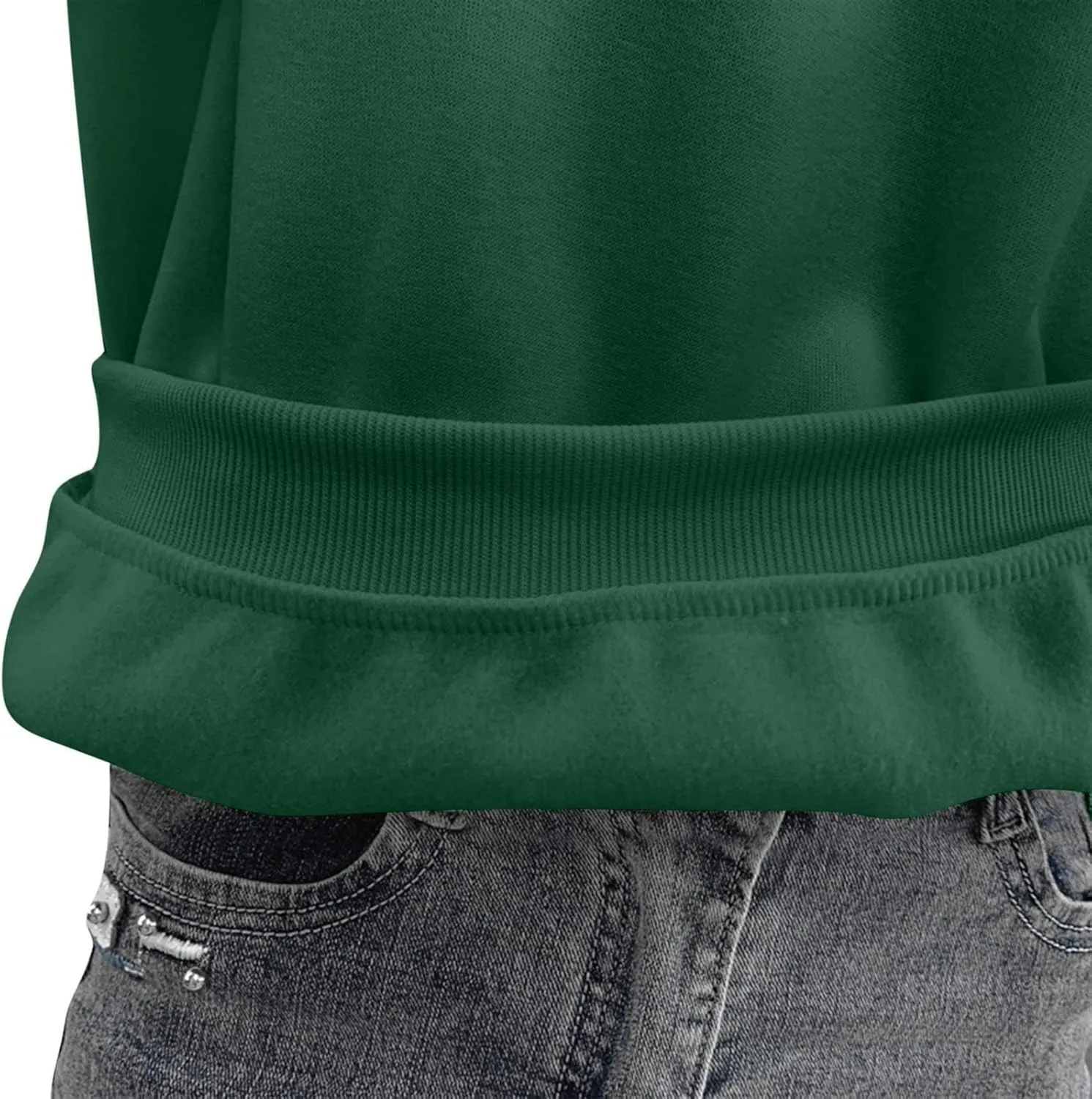 Womens Fleece Sweatshirts Long Sleeve Casual Pullover Tops Comfortable Loose 2024 Fall FashionSweatshirt