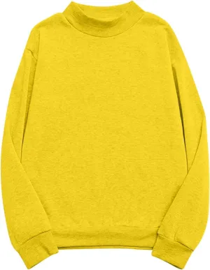 Womens Fleece Sweatshirts Long Sleeve Casual Pullover Tops Comfortable Loose 2024 Fall FashionSweatshirt