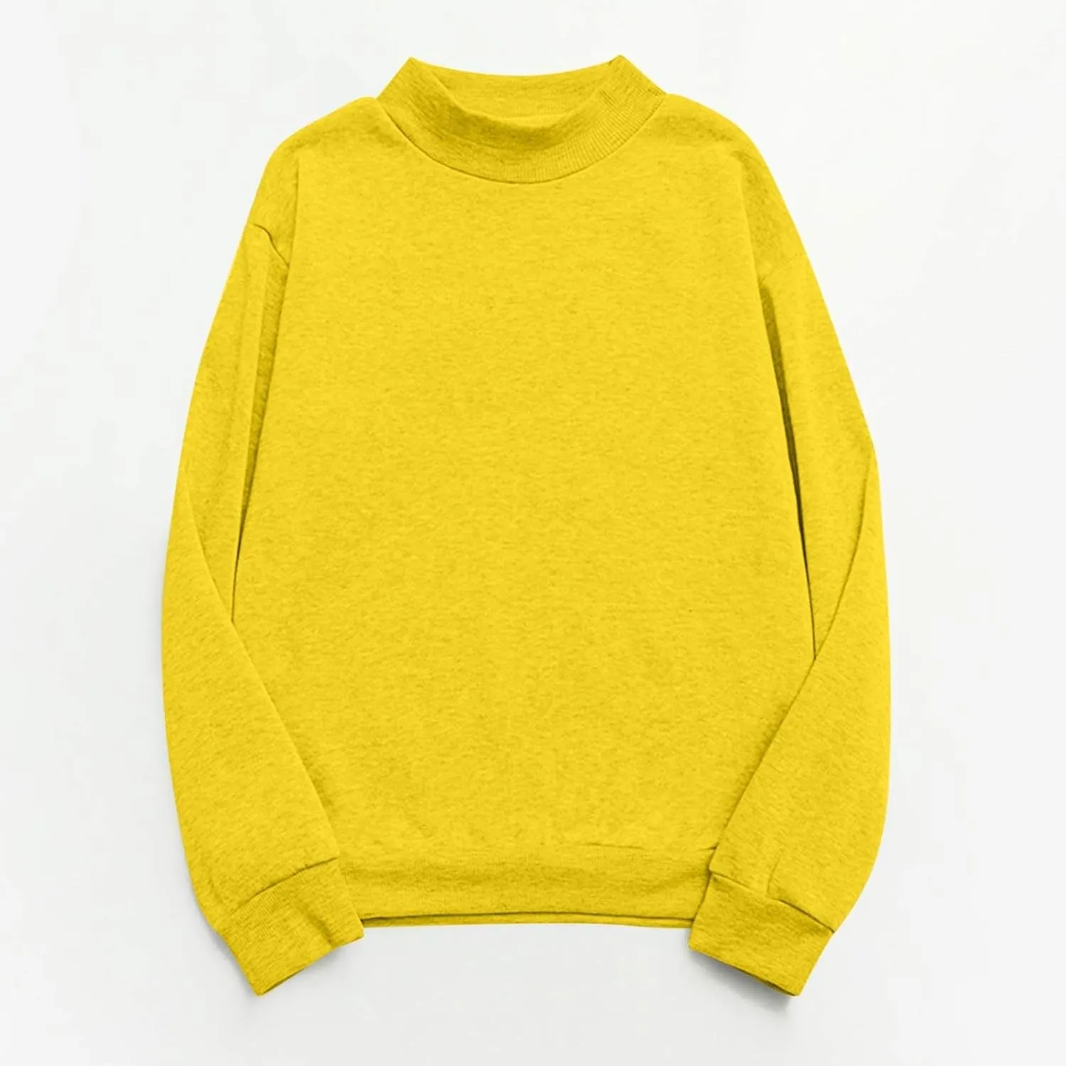 Womens Fleece Sweatshirts Long Sleeve Casual Pullover Tops Comfortable Loose 2024 Fall FashionSweatshirt