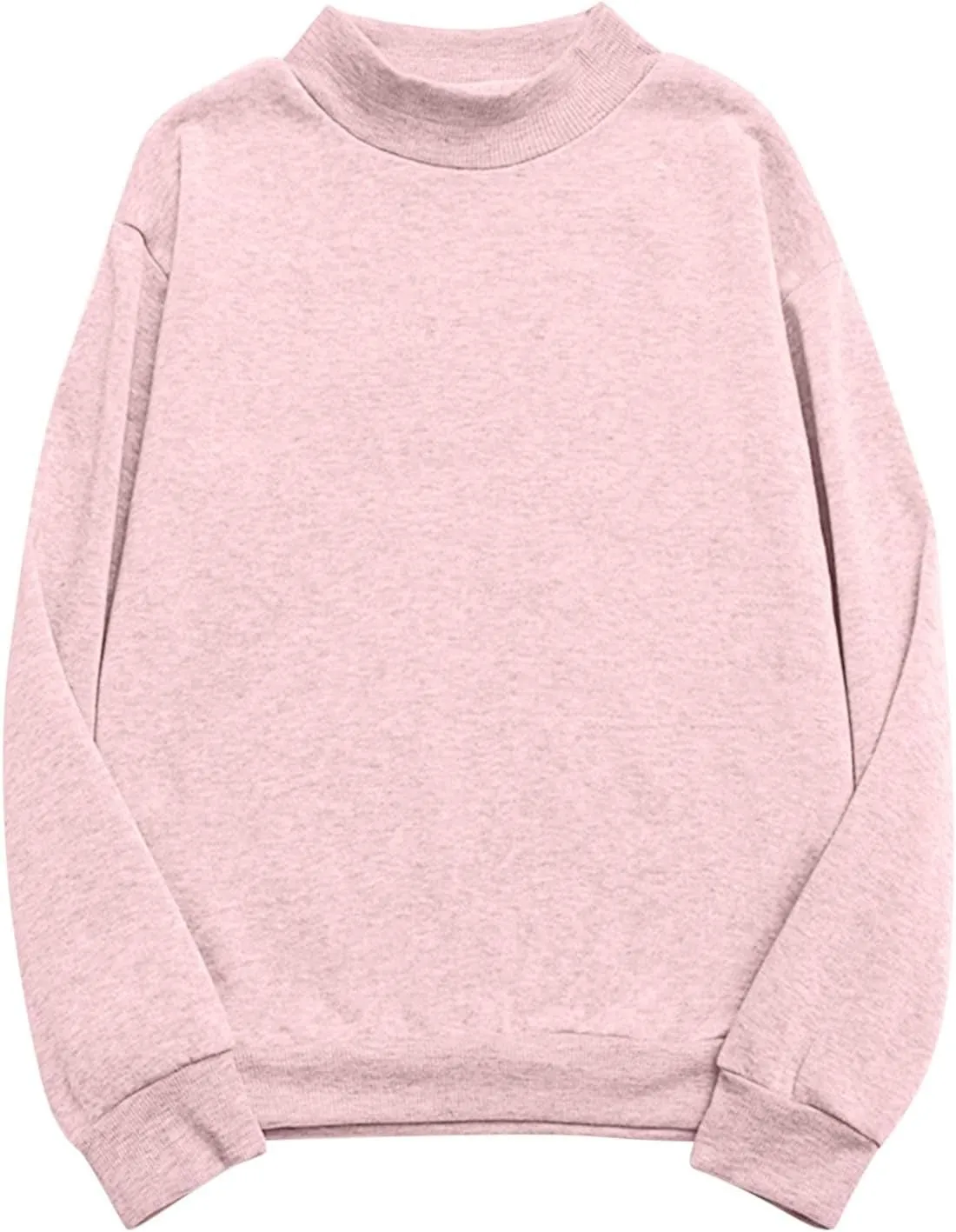 Womens Fleece Sweatshirts Long Sleeve Casual Pullover Tops Comfortable Loose 2024 Fall FashionSweatshirt