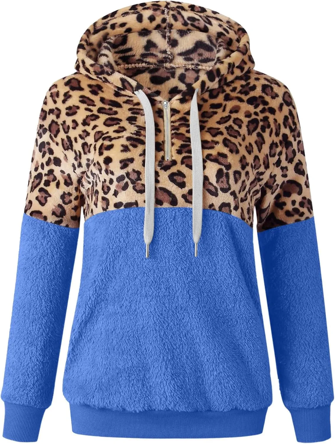 Womens Hoodies Half Zip Sweatshirts Fleece Jackets Tops Oversized Cropped Pullover Y2k Fall Outfits Fashion Clothes
